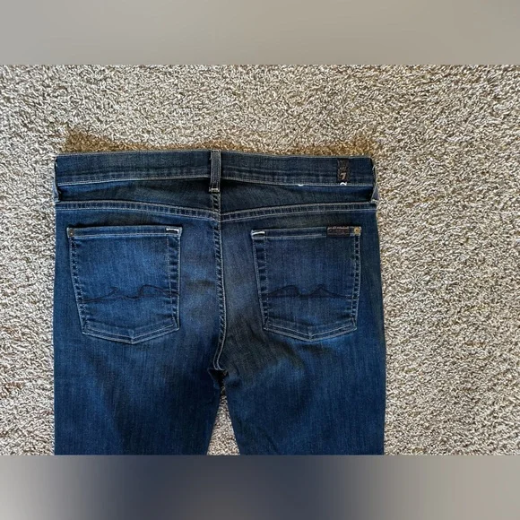 7 for all mandkind jeans bootcut size 31 - Picture 4 of 5